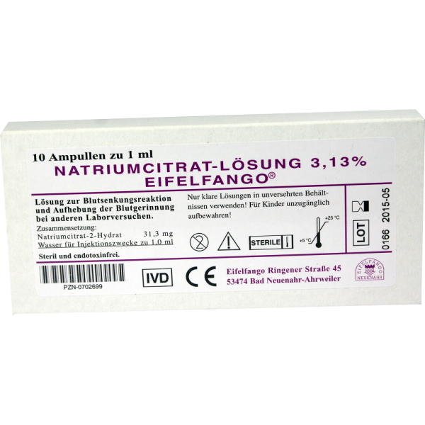 NATRIUM CITRICUM 3,13% Ampullen