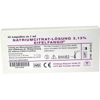 NATRIUM CITRICUM 3,13% Ampullen