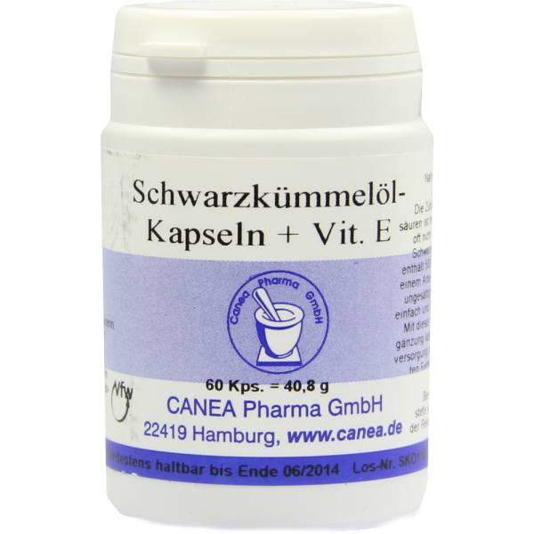 SCHWARZKÜMMELÖL Kapseln+Vitamin E