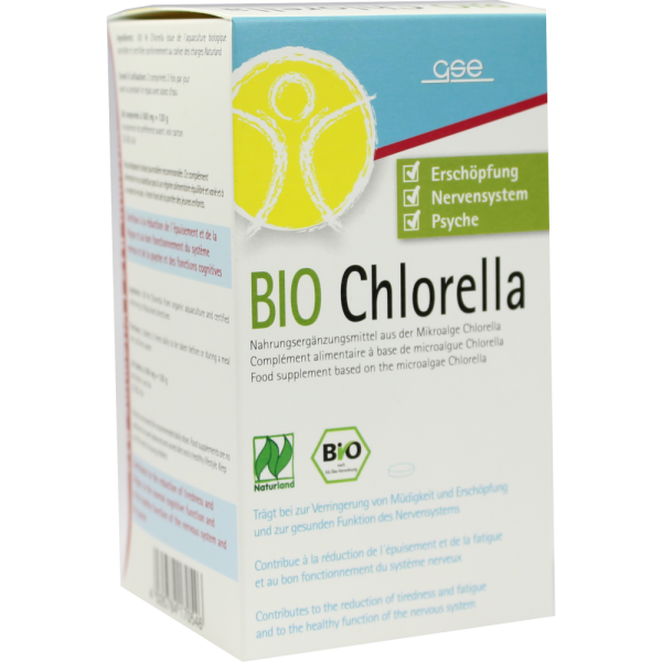 GSE Chlorella 500 mg Bio Naturland Tabletten