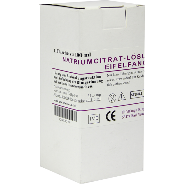 NATRIUMCITRAT-Lösung 3,13% Eifelfango