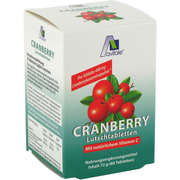 CRANBERRY LUTSCHTABLETTEN