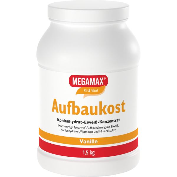 MEGAMAX Aufbaukost Vanille Pulver
