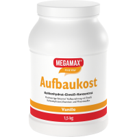MEGAMAX Aufbaukost Vanille Pulver