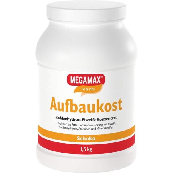 MEGAMAX Aufbaukost Schoko Pulver