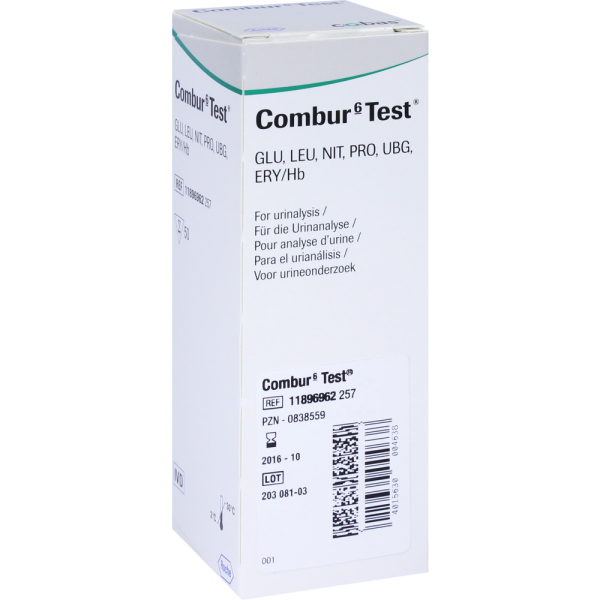 COMBUR 6 Test Teststreifen