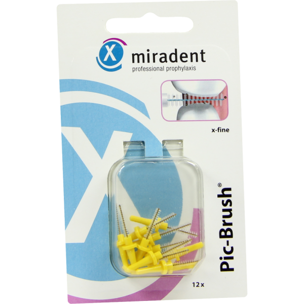 MIRADENT Interd.Pic-Brush Ersatzb.x-fein gelb