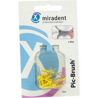 MIRADENT Interd.Pic-Brush Ersatzb.x-fein gelb