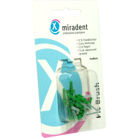 MIRADENT Interd.Pic-Brush Ersatzb.medium grün