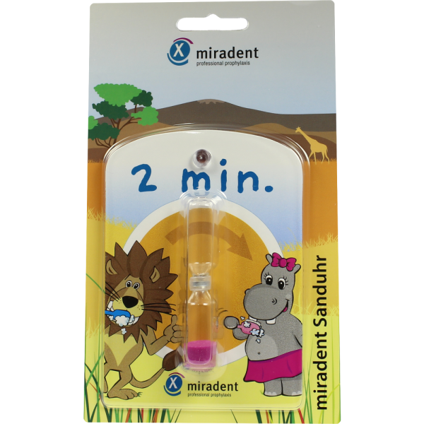 MIRADENT Kinder-Zahnputzuhr Sanduhr