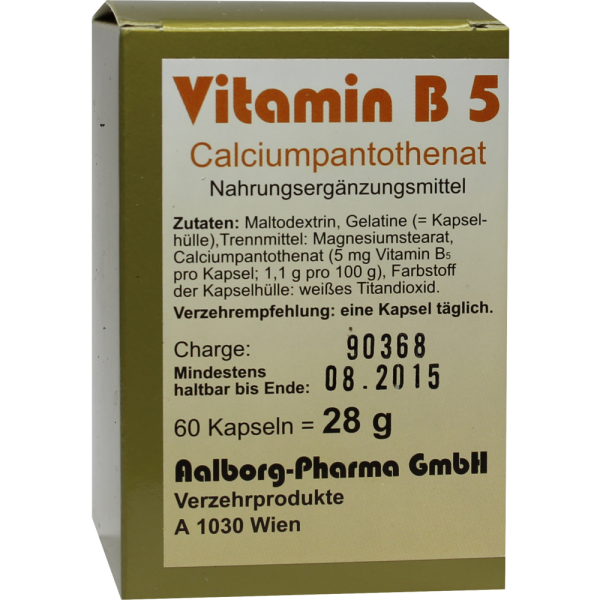 VITAMIN B5 KAPSELN