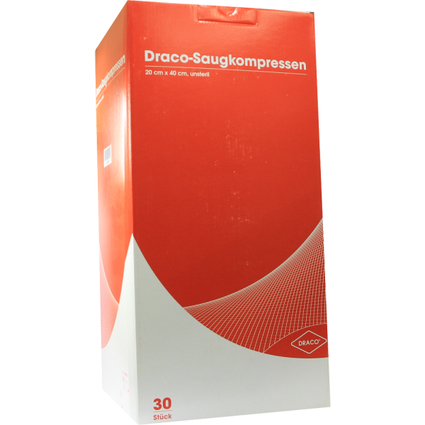 SAUGKOMPRESSEN unsteril 20x40 cm Draco