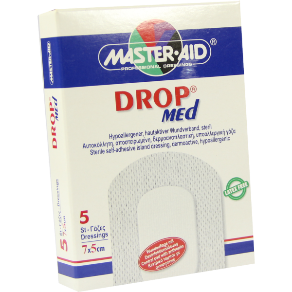 DROP med 5x7 cm Wundverband steril Master Aid