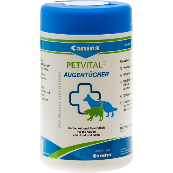 PETVITAL Feuchttücher f.Augen vet.