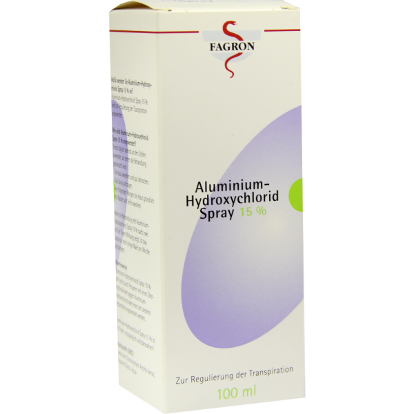 ALUMINIUM HYDROXYCHLORID Spray 15% Fagron