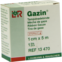 MULLBINDEN z.Tamponade steril 1 cmx5 m