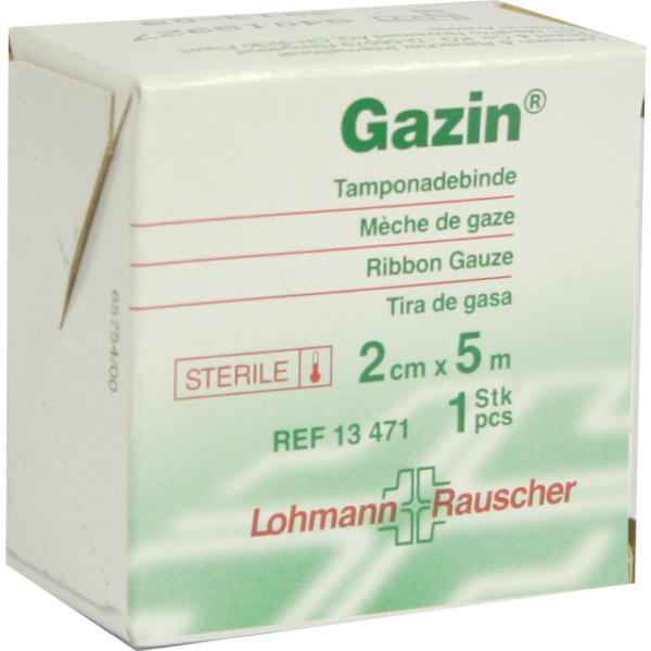 MULLBINDEN z.Tamponade steril 2 cmx5 m