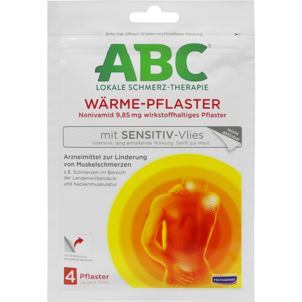 ABC Wärme-Pflaster sensitive Hansaplast med 10x14