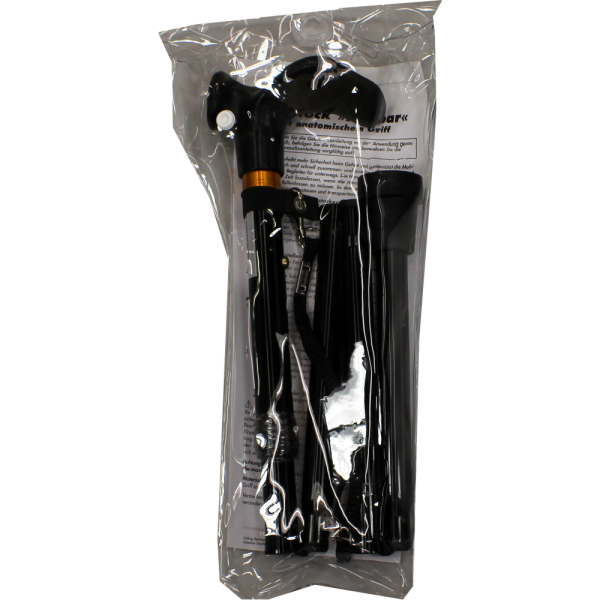 GEHSTOCK faltbar anatom.Griff rechts schwarz