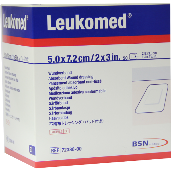 LEUKOMED sterile Pflaster 5x7,2 cm