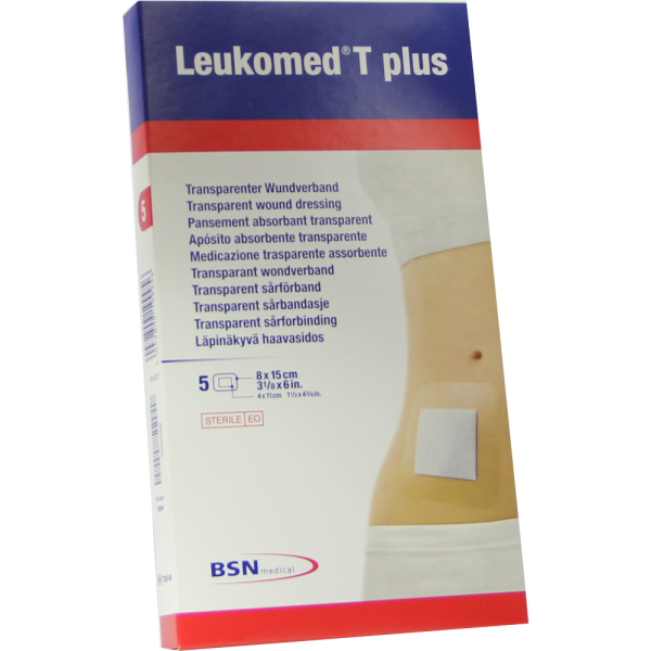 LEUKOMED transp.plus sterile Pflaster 8x15 cm