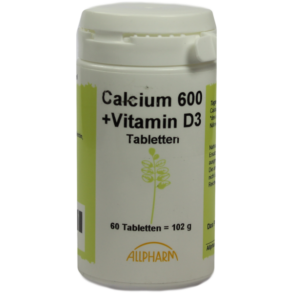 CALCIUM 600 mg+D3 Tabletten