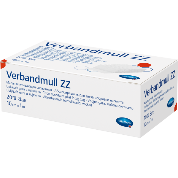 VERBANDMULL Hartmann 10 cmx1 m zickzack