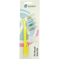 MIRADENT Interd.Pic-Brush Intro Kit 1H+4B.gelb