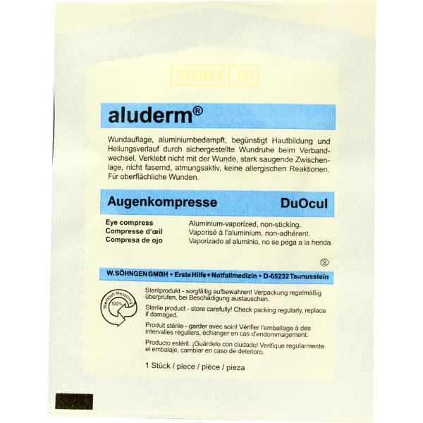 ALUDERM Augenkompressen DuOcul steril