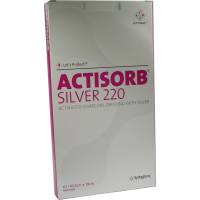 ACTISORB 220 Silver 10,5x19 cm steril Kompressen