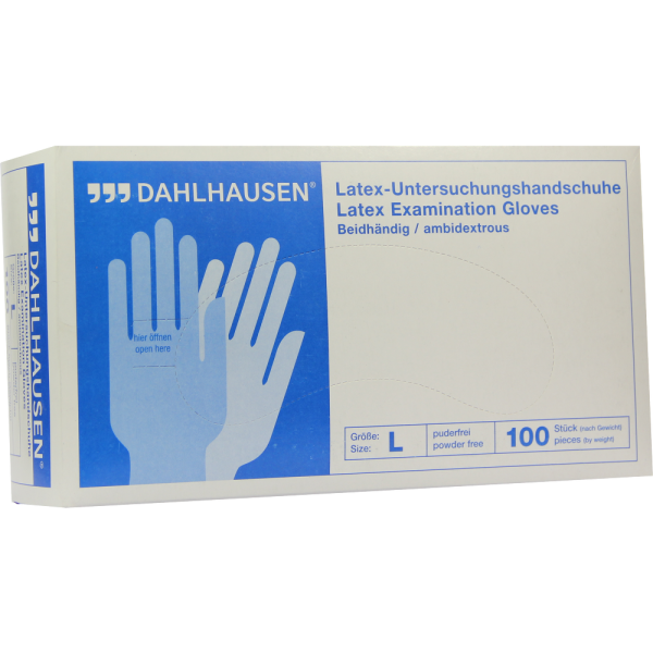 HANDSCHUHE Latex ungepudert Gr.L