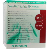 SOLOFIX Safety Univers.Lanzet.21 G 1,8 mm Stichl.