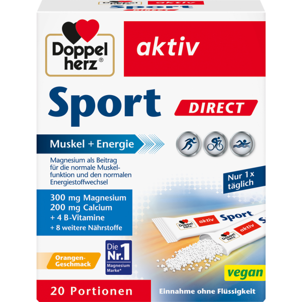 DOPPELHERZ Sport DIRECT Vitamine+Mineralien