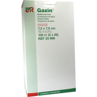 GAZIN Mullkomp.7,5x7,5 cm steril 12fach