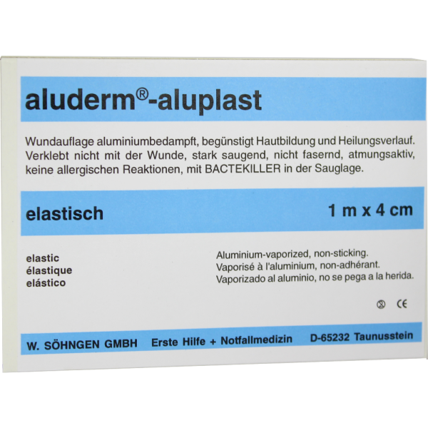 ALUDERM aluplast Wundverb.Pfl.4 cmx1 m elast.