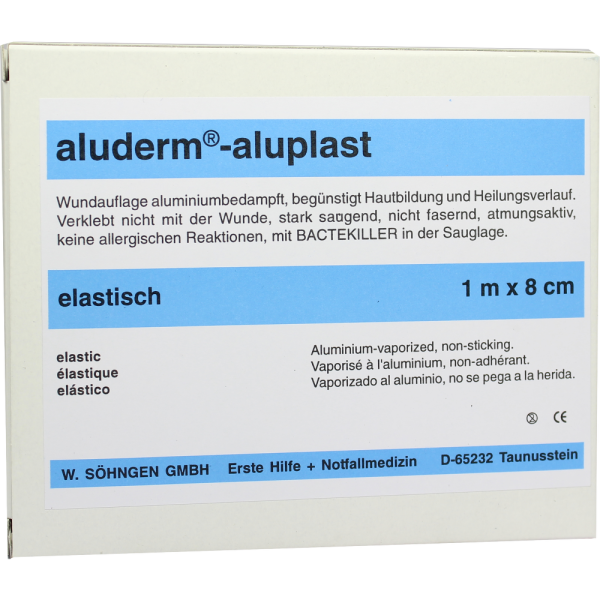 ALUDERM aluplast Wundverb.Pfl.8 cmx1 m elast.