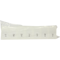 PILLENDOSE 7 Fächer Kunststoff matt sort.