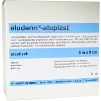 ALUDERM aluplast Wundverb.Pfl.8 cmx5 m elast.