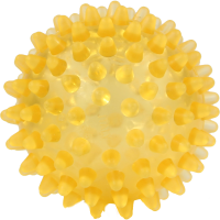 IGELBALL 6 cm orange transparent