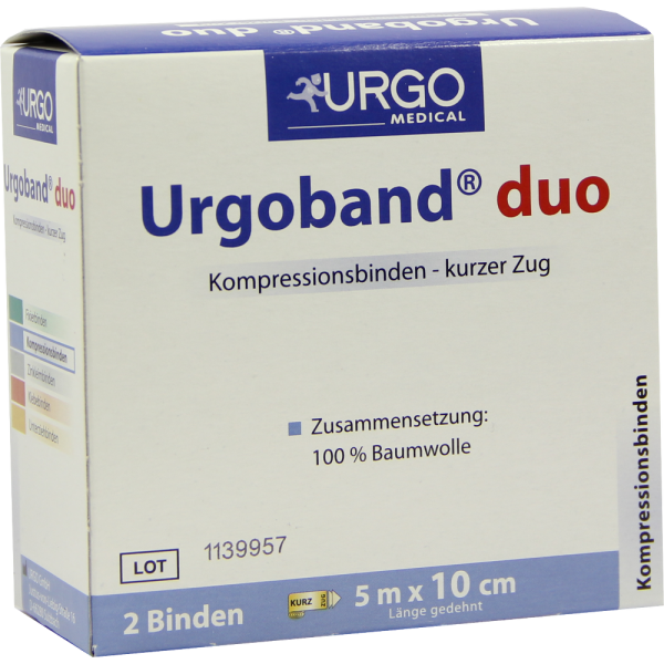 URGOBAND Duo Kurzzugbinde 10 cmx5 m