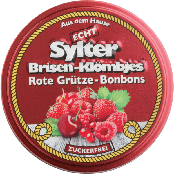 ECHT SYLTER Rote Grütze Bonbons zuckerfrei