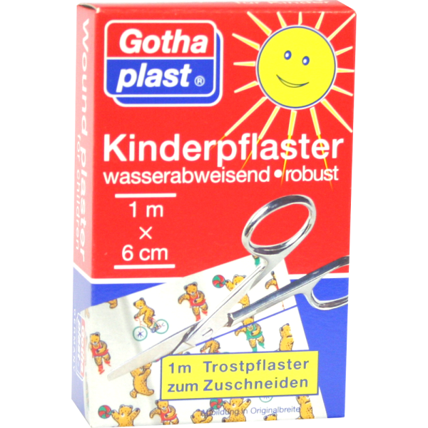 GOTHAPLAST Kinderpflaster 6 cmx1 m