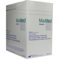 VLIESKOMPRESSEN steril 10x10 cm 6fach