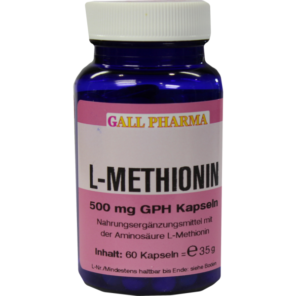 L-METHIONIN 500 mg Kapseln