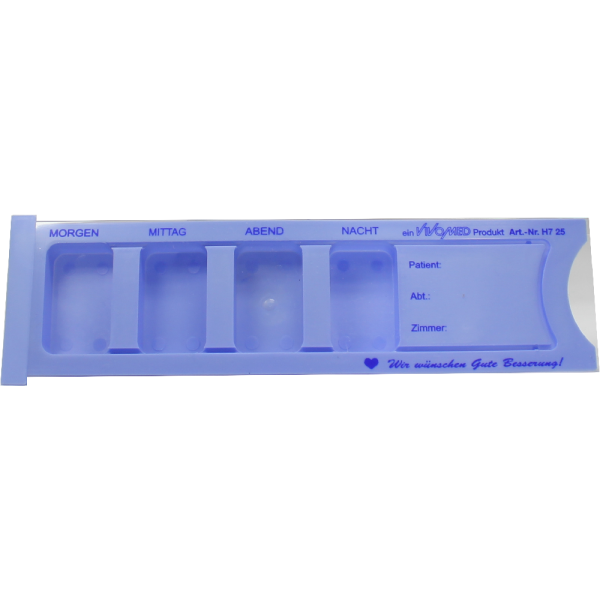 MEDIKAMENTENDISPENSER morg./mitt./aben./nacht blau