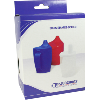 EINNEHMEBECHER m.2 Griffen+2 Deck.4+12mm milchig