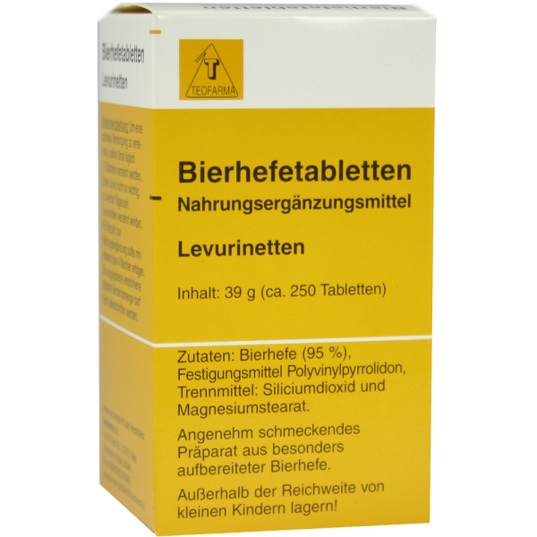 BIERHEFE TABLETTEN Levurinetten