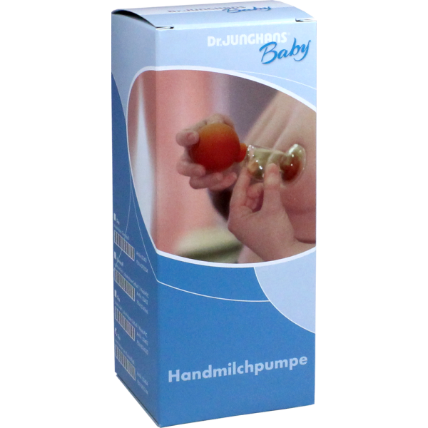 MILCHPUMPE Hand Kunststoffball mit Glas