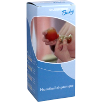 MILCHPUMPE Hand Kunststoffball mit Glas