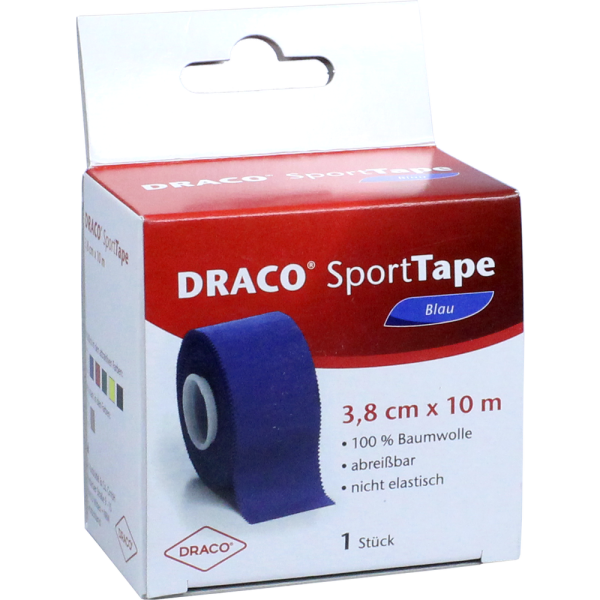 DRACO TAPEVERBAND 3,8 cmx10 m blau